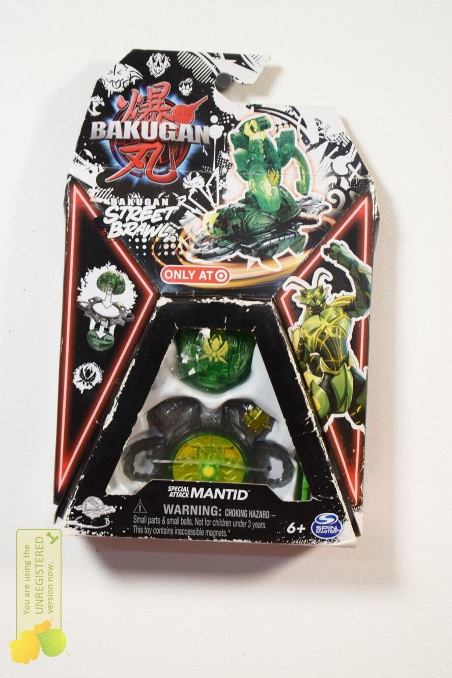 Bakugan Street Brawl Special Attack Mantid Action Figure